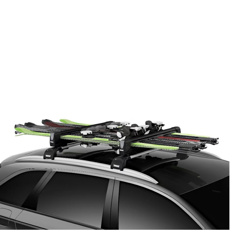 Thule Snowpack Extender Sliding 6 Skis / 4 Snowboards Roof Rack - Image 3